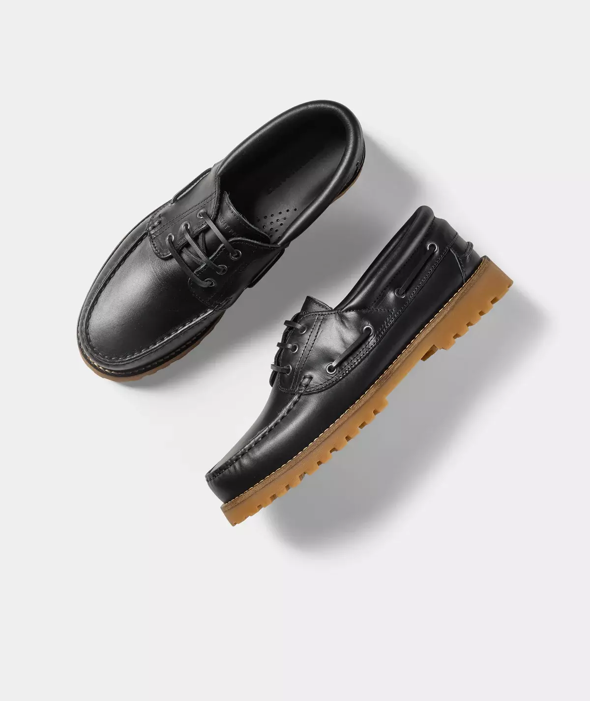 Garment Project Black Ollie Boat Schuhe Herren schwarz 